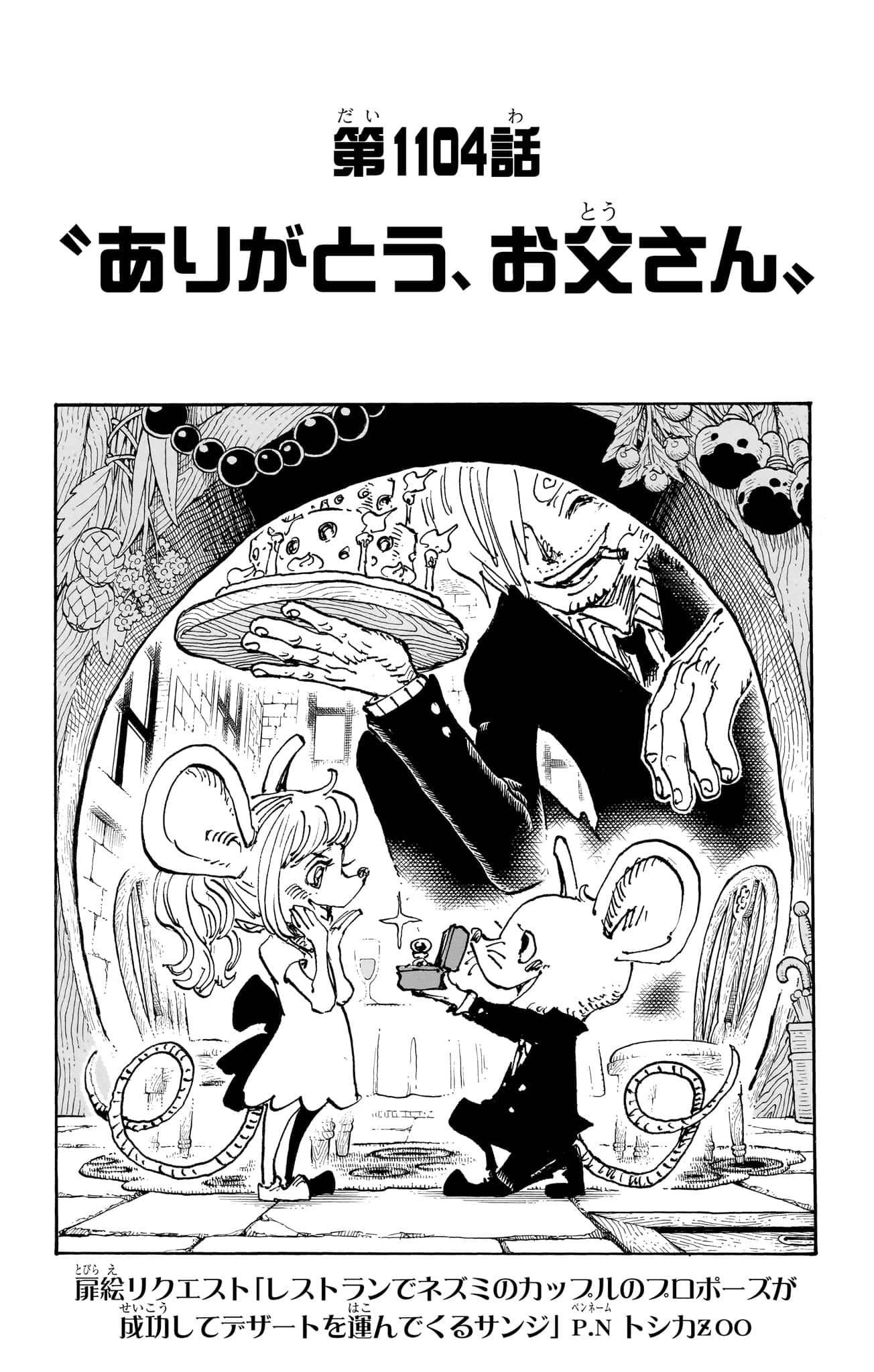 One Piece Chapter 1104 Cover