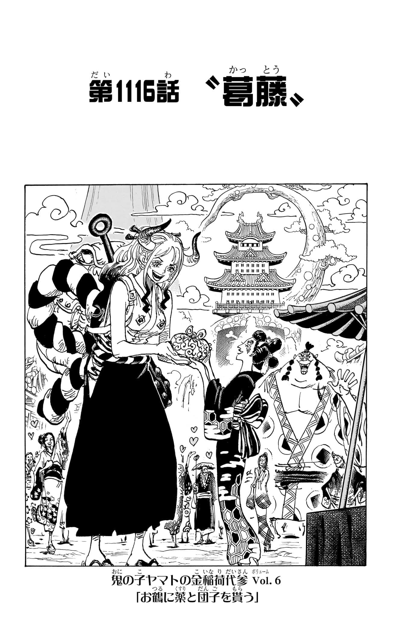 One Piece Chapter 1116 Cover