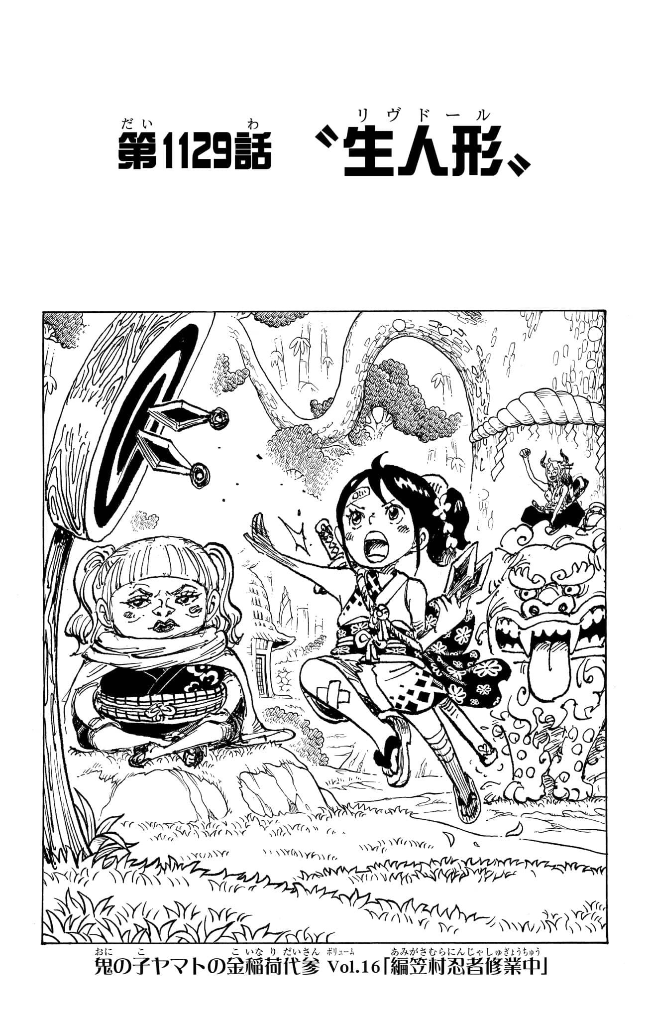 One Piece Chapter 1129 Cover