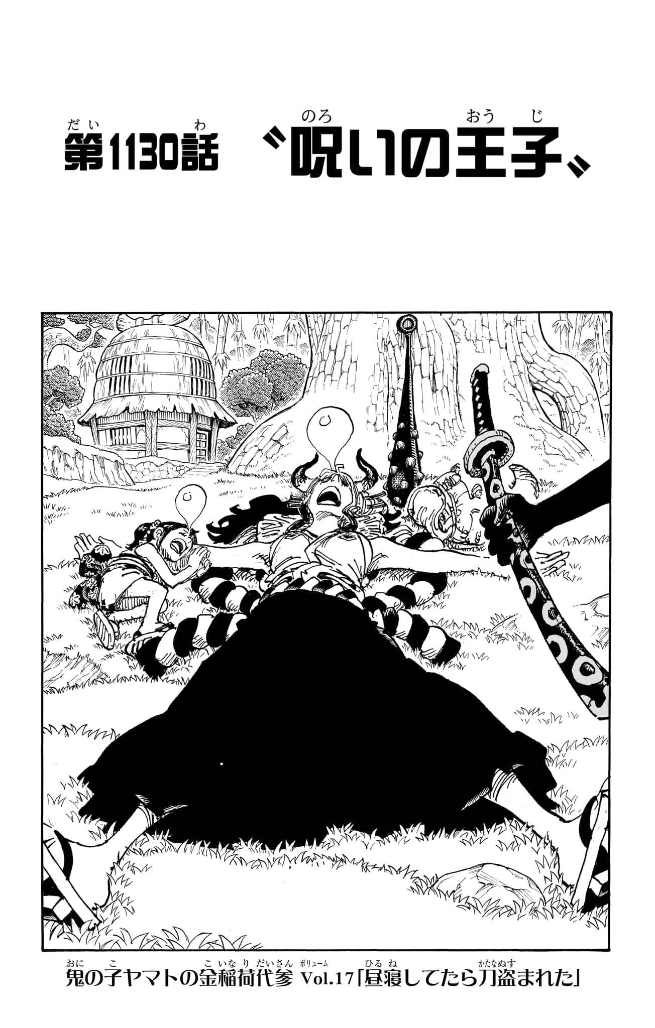 One Piece Chapter 1130 Cover