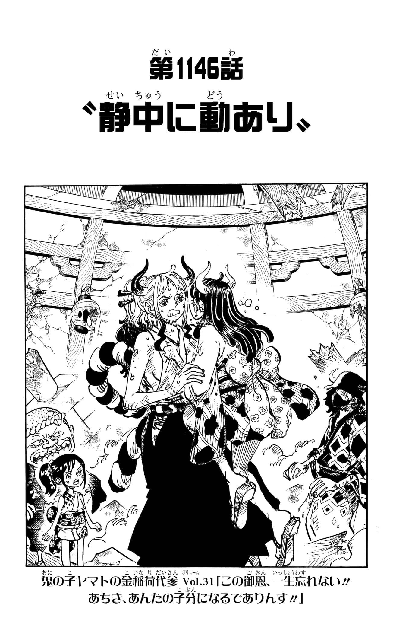 One Piece Chapter 1146 Cover