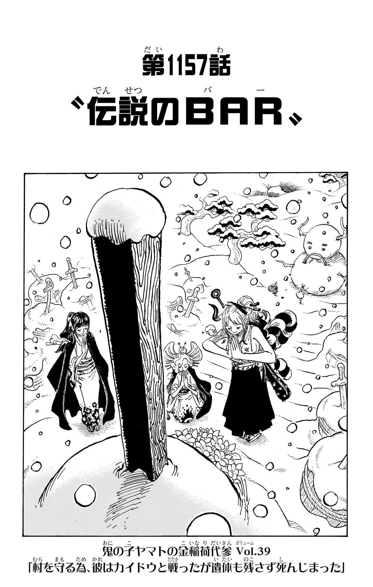 One Piece Chapter 1157 Cover
