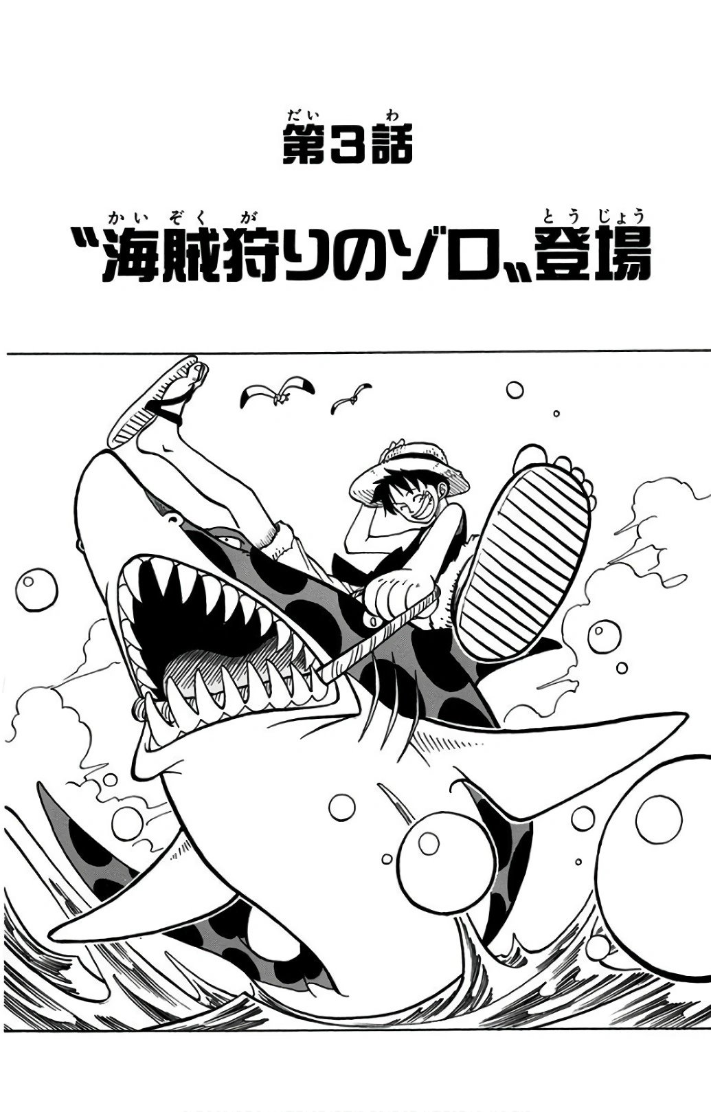One Piece Chapter 3 Cover